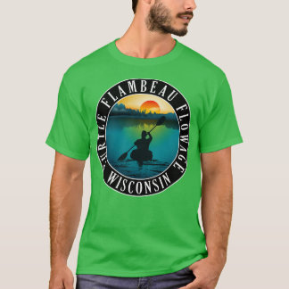 Camiseta Turtle Flambeau Flowage Wisconsin Kayaking