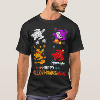 Camiseta Turtle Halloween E Feliz Natal Halloth