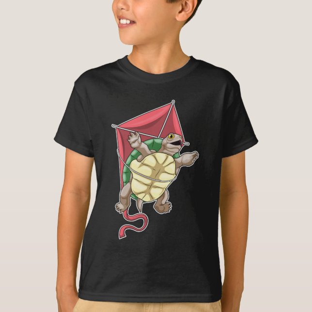Camiseta Turtle Hang Gling Kite (Frente)