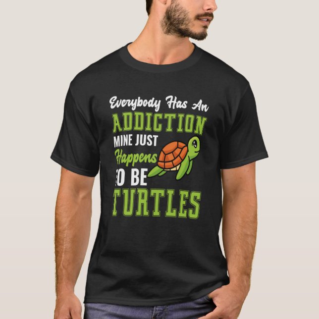 Camiseta Turtle  Happens To Be Turtles Sea Turtle Ocean (Frente)