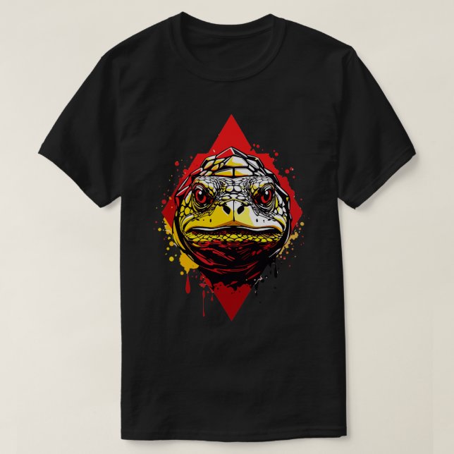 Camiseta Turtle Head (Frente do Design)