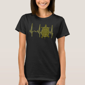 Camiseta Turtle Heartbea Réptil Lover Tee