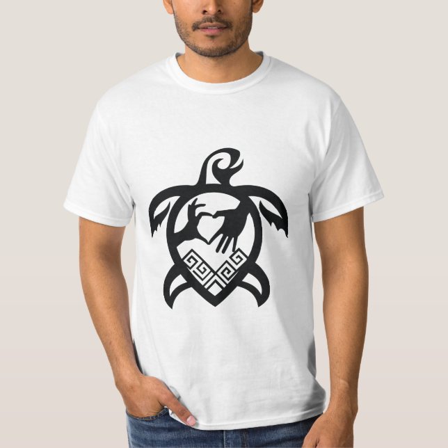 Camiseta Turtle Monocrome Motive (Frente)