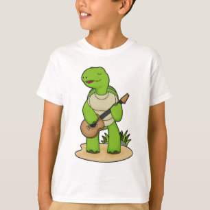Camiseta Turtle Musical Guitar Music