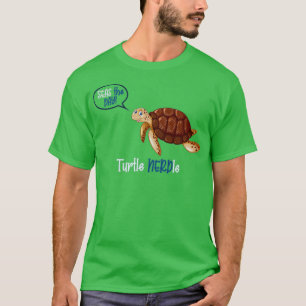 Camiseta Turtle Nerdle no Ocean Blue