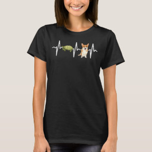Camiseta Turtle Pembroke Welsh Corgi Hearbeat Dog