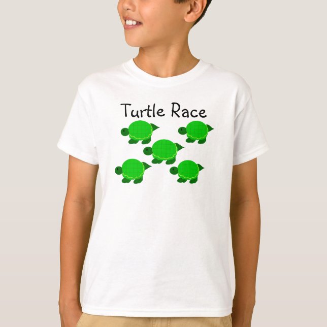 Camiseta Turtle Race Green Turtle (Frente)