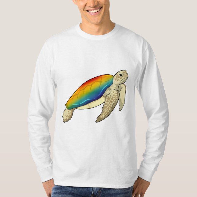 Camiseta Turtle Rainbow (Frente)