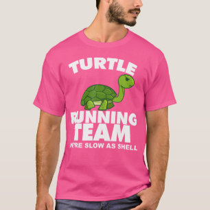 Camiseta Turtle Running Team Estamos Lentos Como A Tartarug