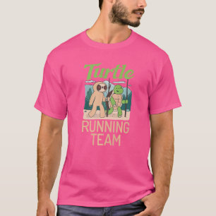 Camiseta Turtle Running Team Lenta Estilo De Vida Lento Hum