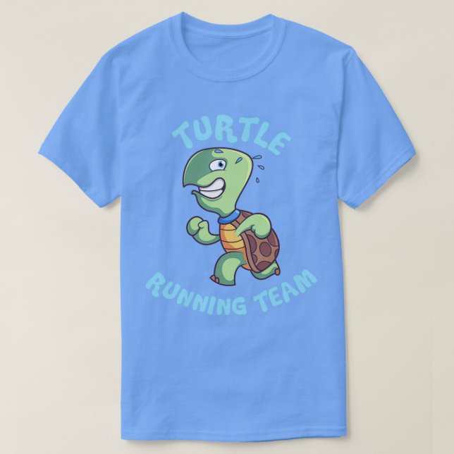 Camiseta Turtle Runtime Team Executa Maratonas Esporte atle (Frente do Design)