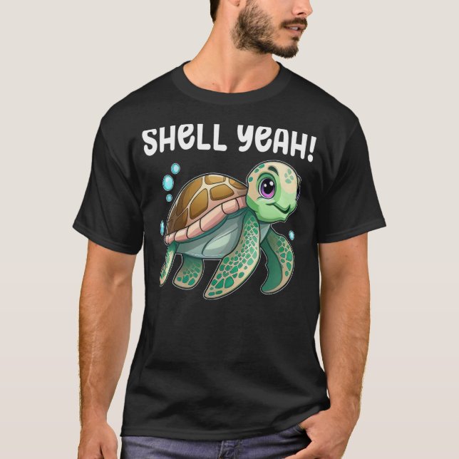 Camiseta Turtle Shell Sim Tartarugas Marinhas Tartaruga 2 (Frente)