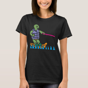 Camiseta Turtle Shell Ski Sea Tortoise Água Réptil Espião
