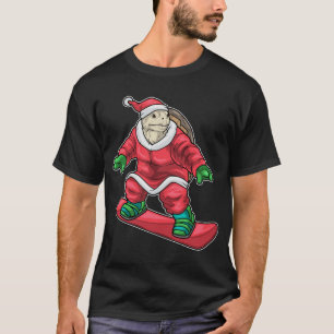 Camiseta Turtle Skate de Natal