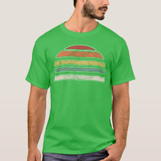 Camiseta Turtle Sunset 70s Animal friend