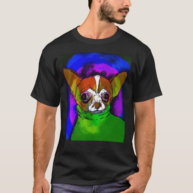Camiseta Turtleneck Chihuahua (Frente)