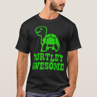 Camiseta TURTLEY AWESOME Engraçada Tartaruga Namorada Menin