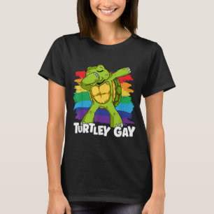 Camiseta Turtley Orgulho gay Rainbow Flag LGBT Comunidade L