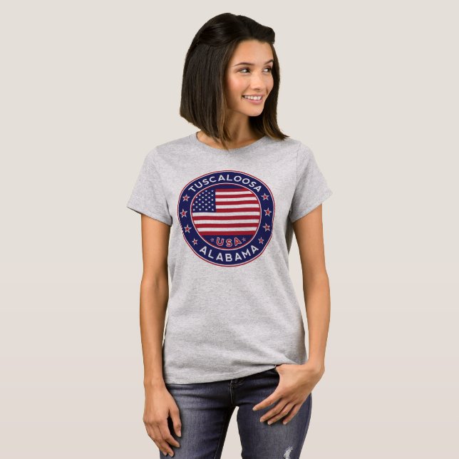 Camiseta Tuscaloosa, Alabama (Frente Completa)