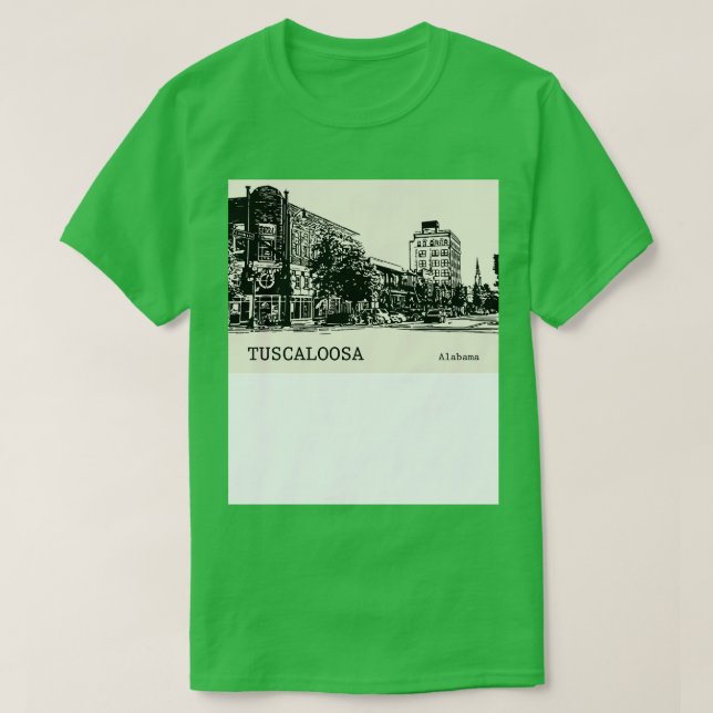 Camiseta Tuscaloosa Alabama TShirt 2 (Frente do Design)