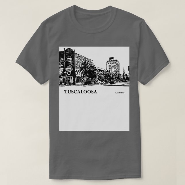 Camiseta Tuscaloosa Alabama TShirt 3 (Frente do Design)
