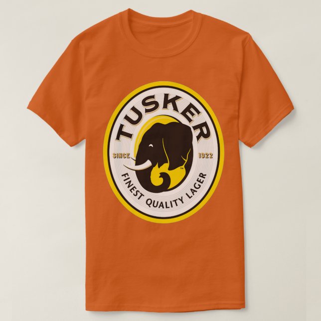 Camiseta TUSKER LAGER by ABEL2017 (Frente do Design)