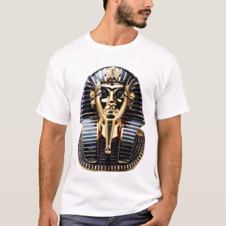 Camiseta Tutankhamun Ouro Burial Máscara - Faraó Egípcio