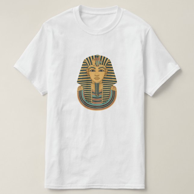 Camiseta Tutankhamun — The Golden Icon (Frente do Design)