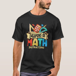 Camiseta Tutor De Professores De Matemática Com Instruções 