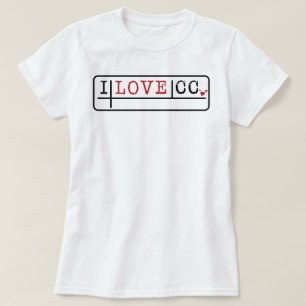 Camiseta Tutor Gift for Homeschocoler Teacher I Love CC