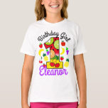 Camiseta Tutti frutti First Birthday Girl<br><div class="desc">Comemora o aniversário com esta camiseta especial,  design especial e personalizada</div>