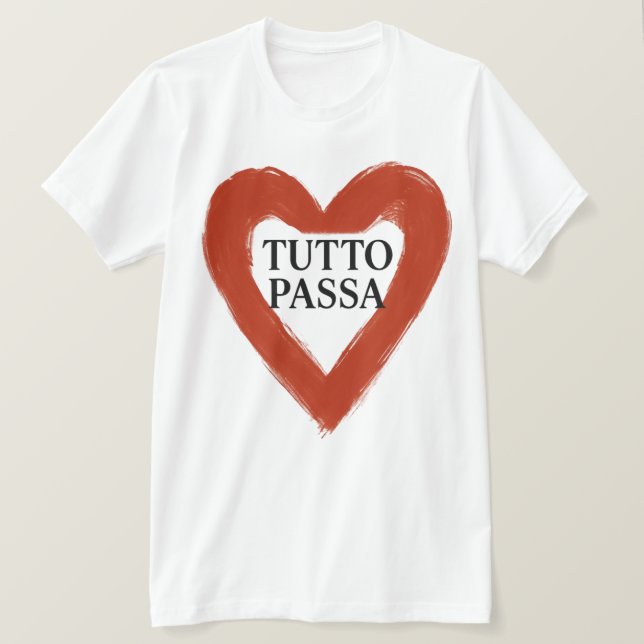 Camiseta Tutto Passa (Frente do Design)