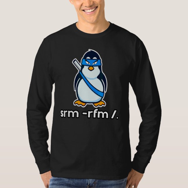 Camiseta Tux Linux Penguin Programmer Computer Science Html (Frente)