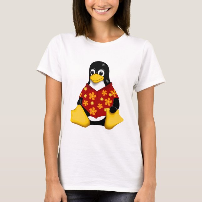 Camiseta Tux ocasional (Frente)