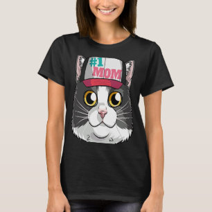 Camiseta Tuxedo Cat 1 Mãe Dia de as mães Kitten