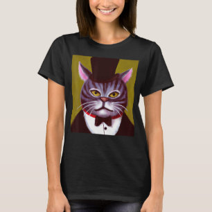 Camiseta Tuxedo cat art meow gatinho retrato gatinho fofo g