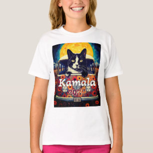 Camiseta Tuxedo Cat Para Camala T-Shirt