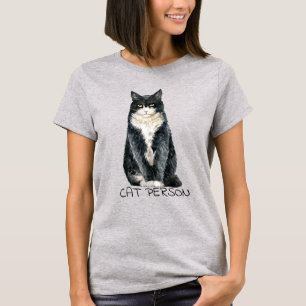 Camiseta Tuxedo Cat Personal Art Shirt