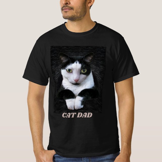 Camiseta Tuxedo Cat sem texto (Frente)