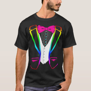 Camiseta Tuxedo Costume Party LGBT