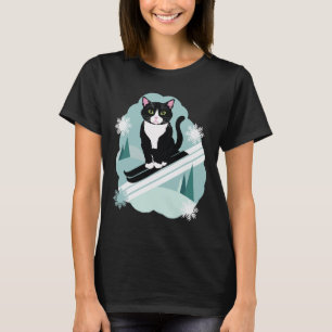 Camiseta Tuxedo Gatos E Ventiladores Desportivos De Inverno