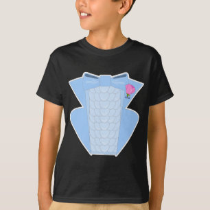 Camiseta Tuxedo Pó Azul