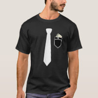 Tuxedo Preto E Branco De Pôquer Com Tie Funny Nove