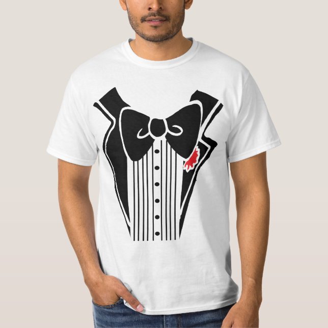 Camiseta Tuxedo Shirt Black (Frente)