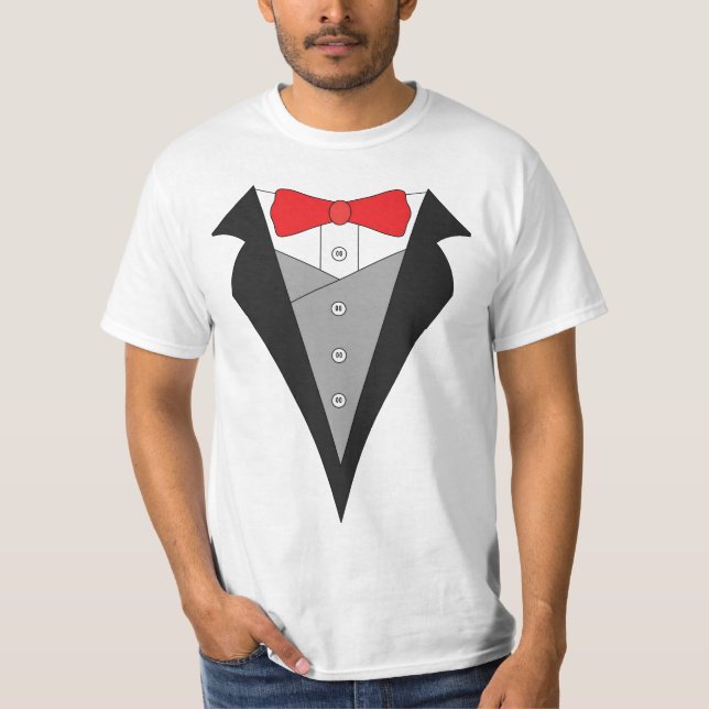 Camiseta Tuxedo Tee 3 (Frente)