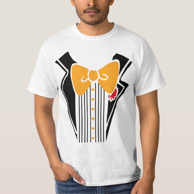 Camiseta Tuxedo - Torre Laranja (Frente)