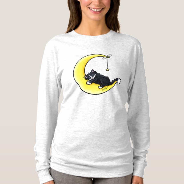 Camiseta Tuxedo Tuxedo com amor lunar (Frente)