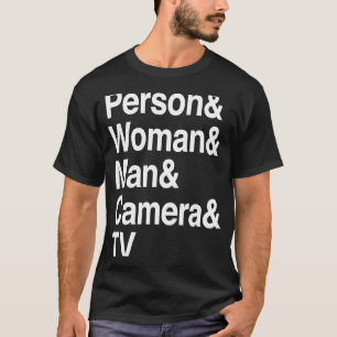 Camiseta TV de câmeras de homem pessoal