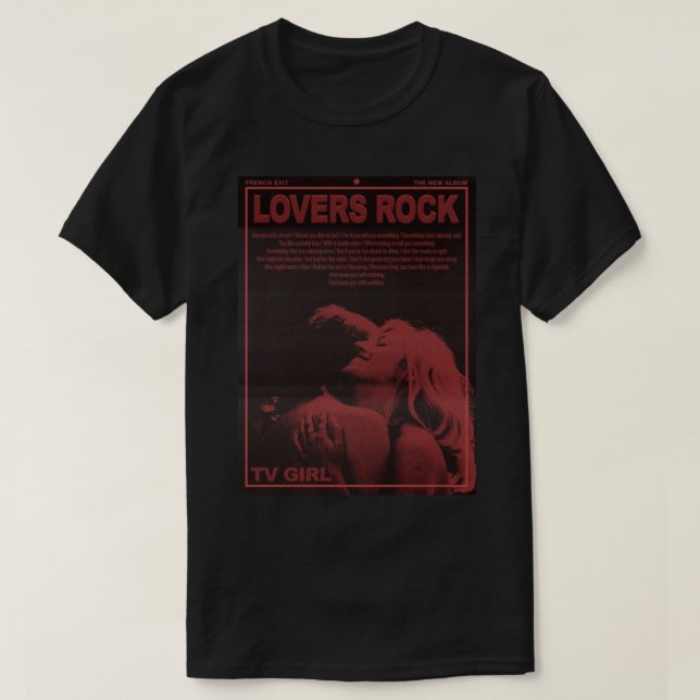Camiseta TV Girl Lovers Rock Poster 1 (Frente do Design)