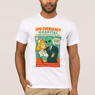 Camiseta TV Hospital Night Soap Opera Roswell Aliens 1950